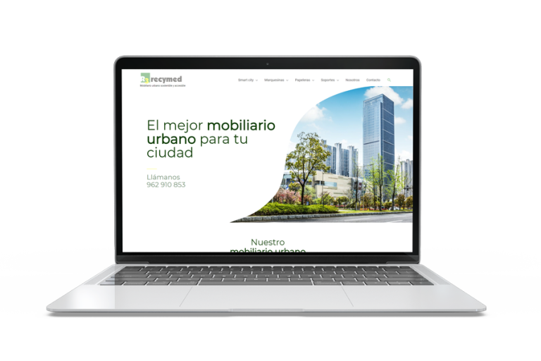 Diseño de página web de r3recymed hecha por Gustavo Téllez, consultor marketing digital web automatización email